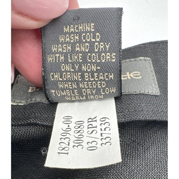 Linen A Line Skirt black Banana Republic size 8 womans - Picture 5 of 5